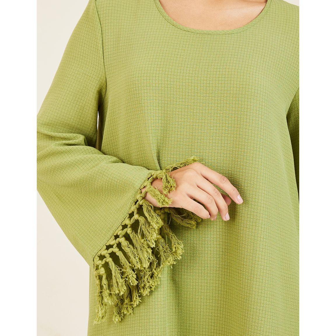 جلابية بتفاصيل بارزة الملمس-women-arabicclothing-jalabiyas-image-3