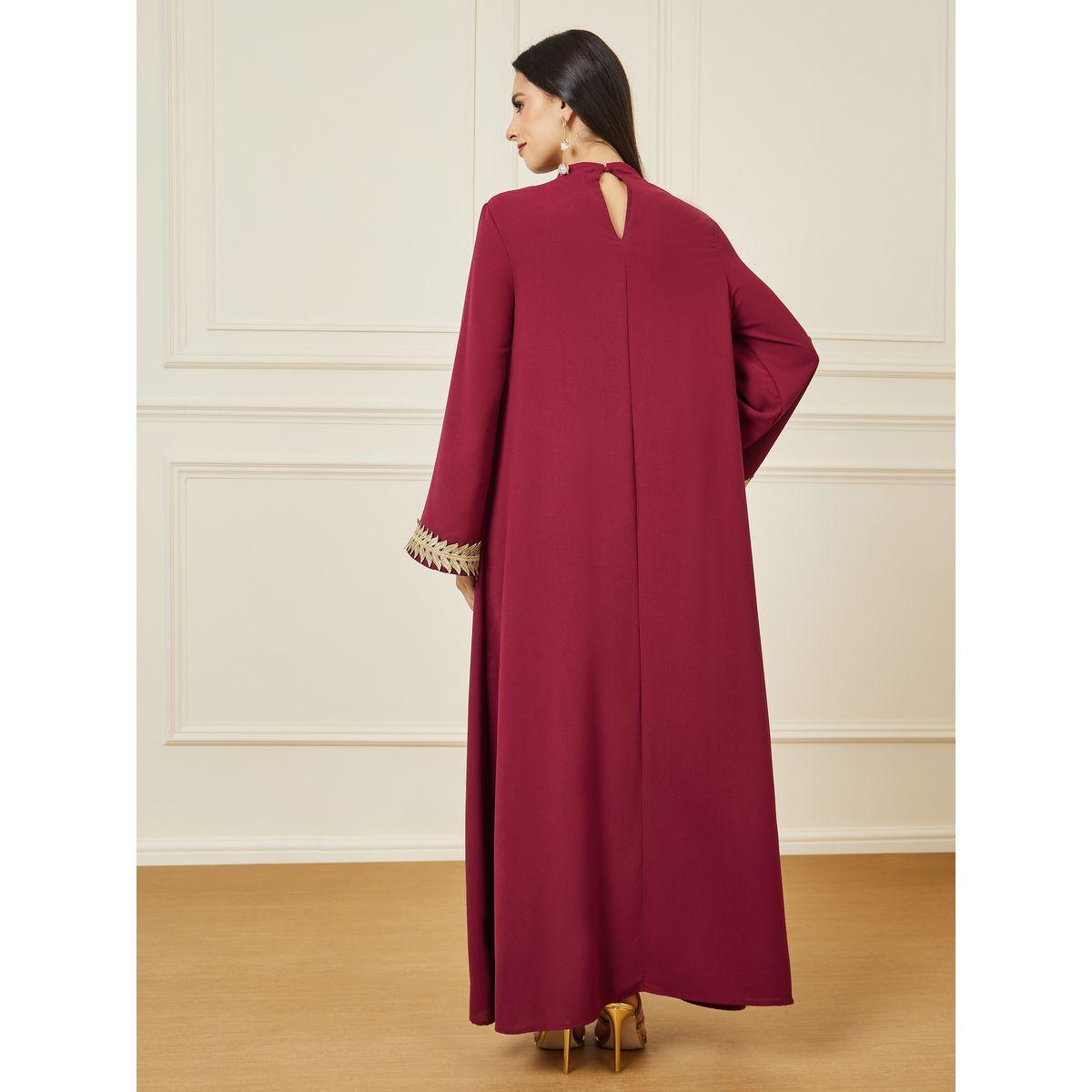 جلابية مطُرّزة بأشرطة دانتيل-women-arabicclothing-jalabiyas-image-4