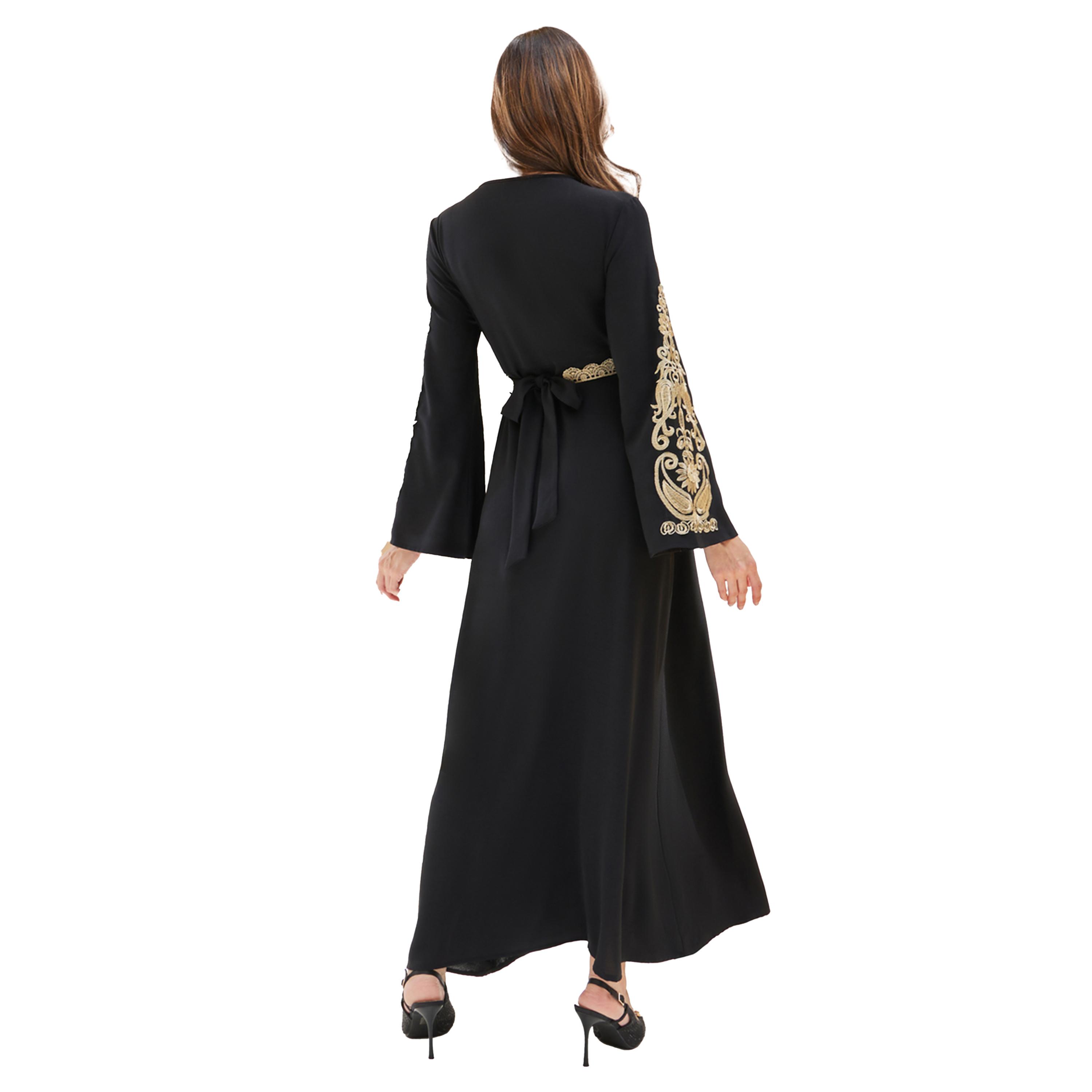 أميرة x ستايلي قفطان بتفاصيل مُطرّزة ودانتيل-women-arabicclothing-kaftan-image-6