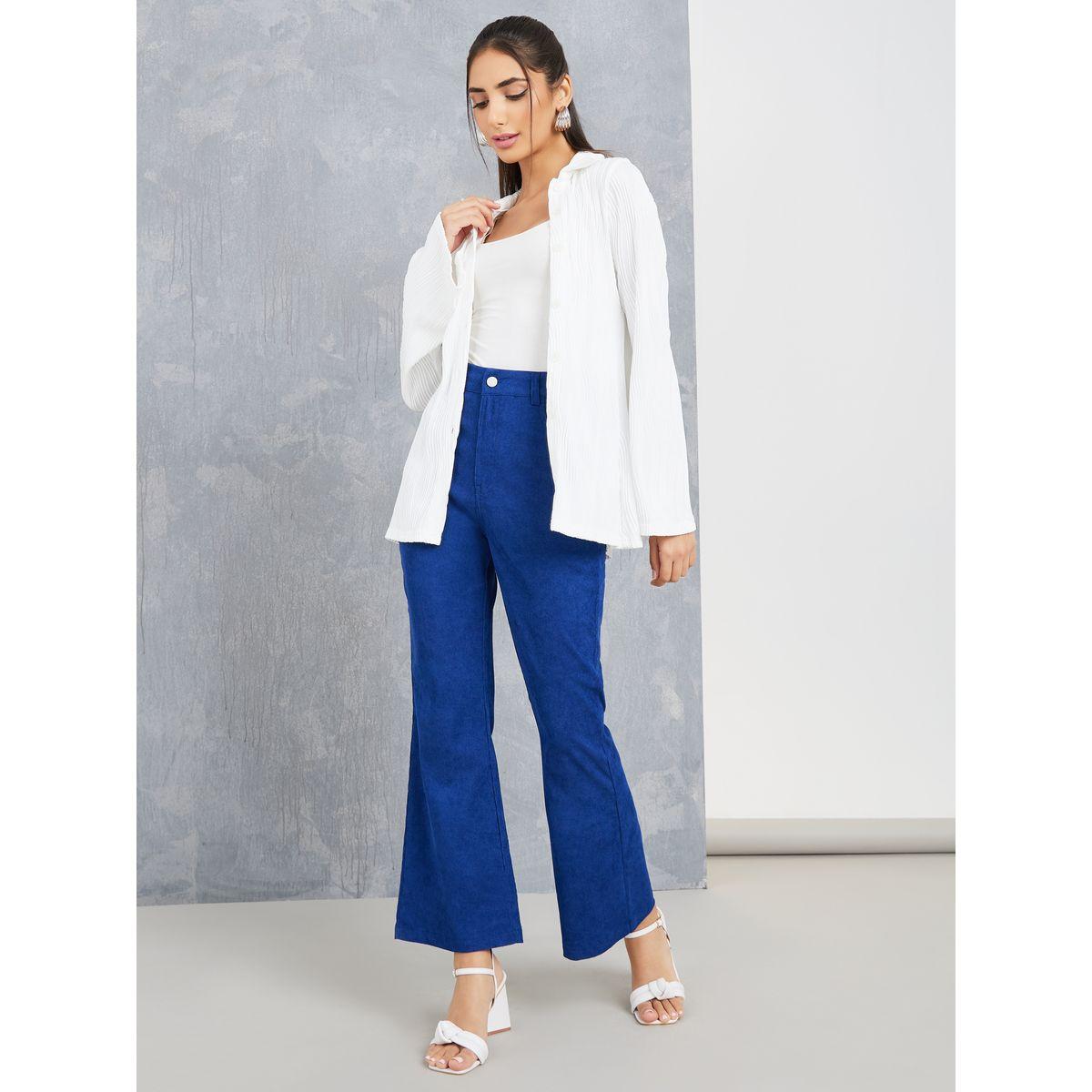 Styli Textured Wide Cuff Detail Longline Shirt-women-clothing-shirtsandblouses-shirts-image-2