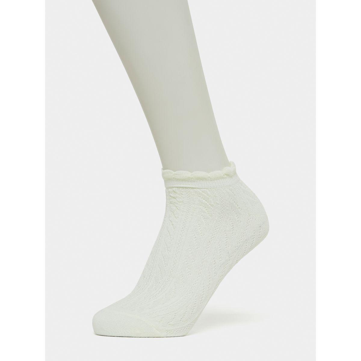 Styli Pack of 5 - Textured Knit Ankle Length Socks-women-socksandstockings-image-8