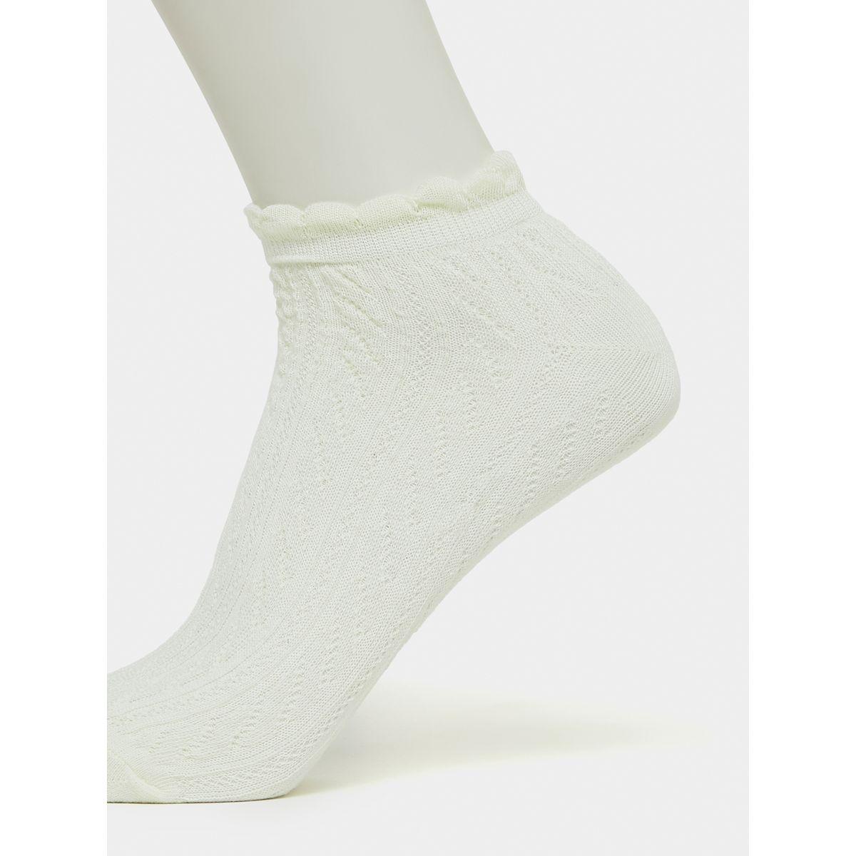 Styli Pack of 5 - Textured Knit Ankle Length Socks-women-socksandstockings-image-9