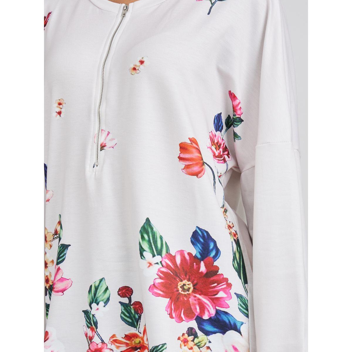 بلوزة مطبعة بزهور مع سحَّاب غلق-women-clothing-shirtsandblouses-blouses-image-3