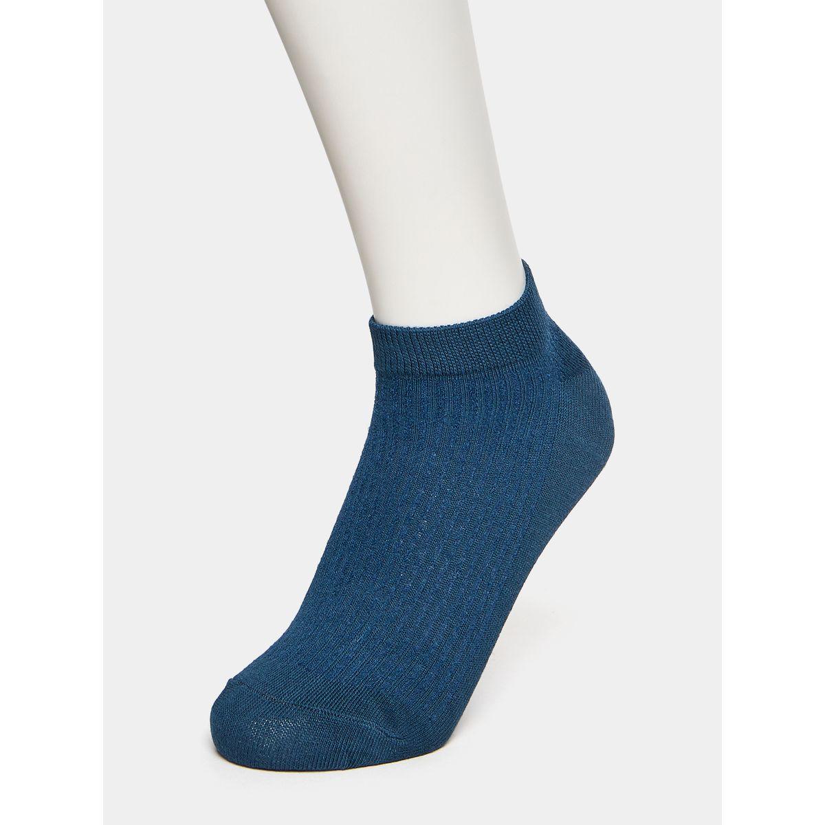 Styli Set of 5 - Textured Ankle Socks-women-socksandstockings-image-2