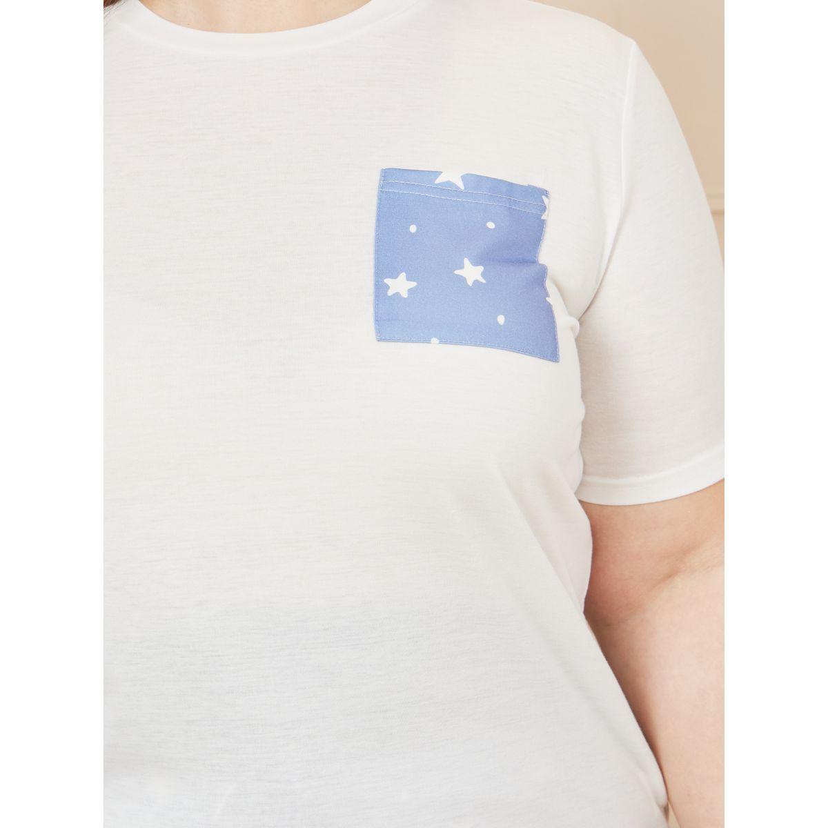 طقم بيجاما من ( تيشيرت + بنطال )-women-clothing-nightwear-pyjamas-longsets-image-3