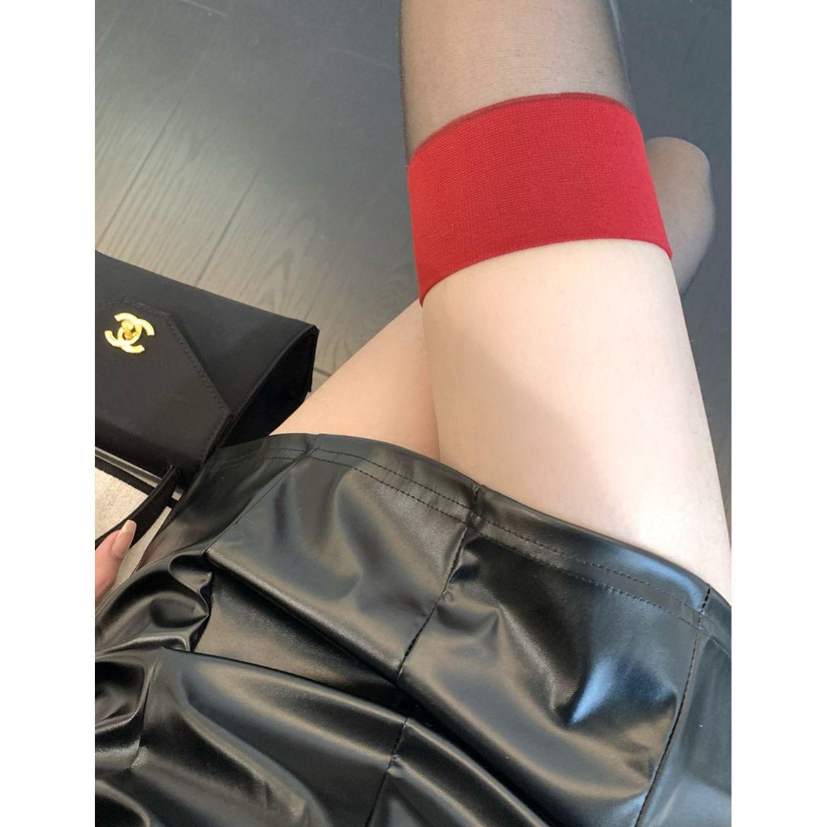 Styli 5D Contrast Cuff Stockings-women-socksandstockings-image-7