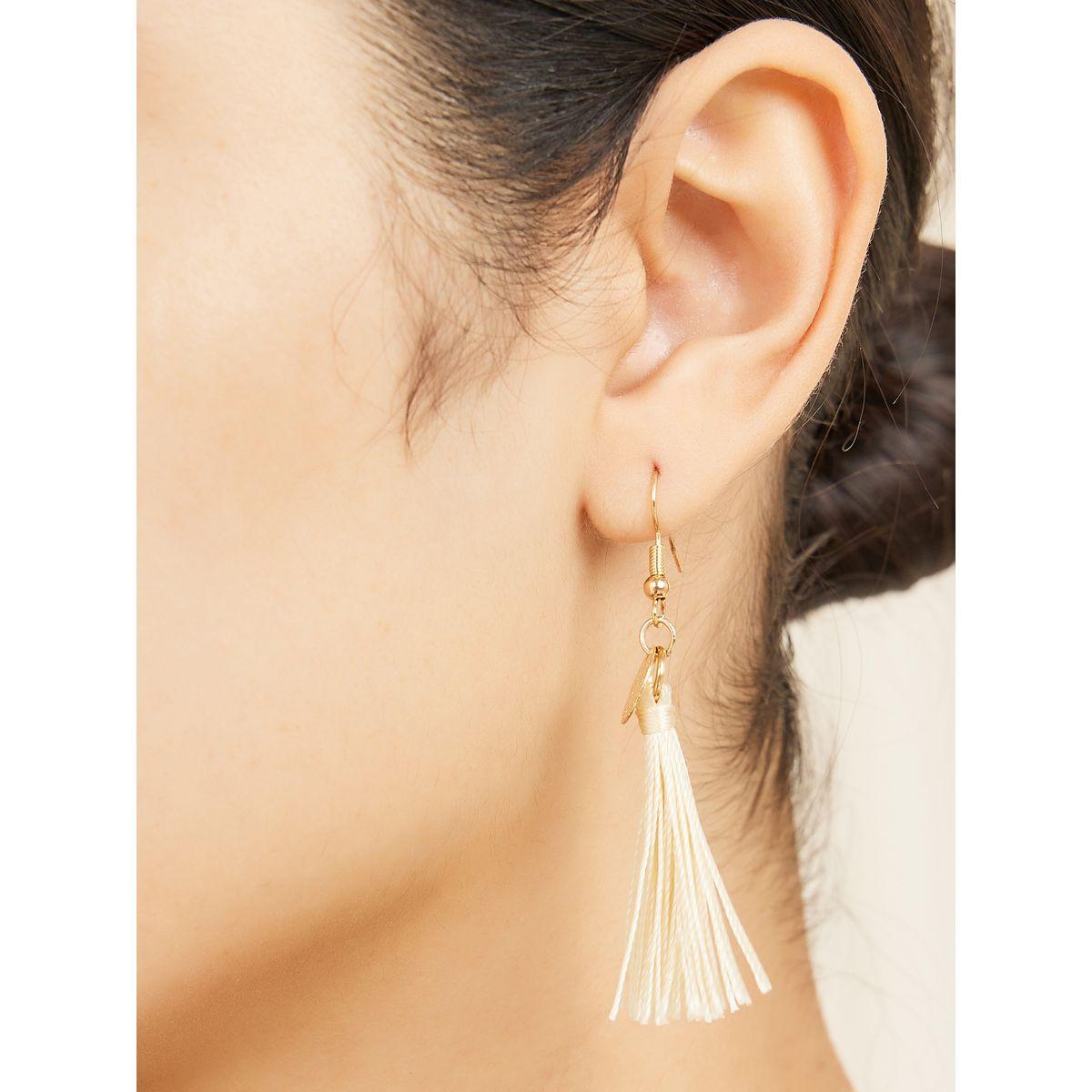 Styli Set of 6 - Tassel Hoop and Stud Earrings-women-watchesandjewellery-jewellery-earrings-image-2
