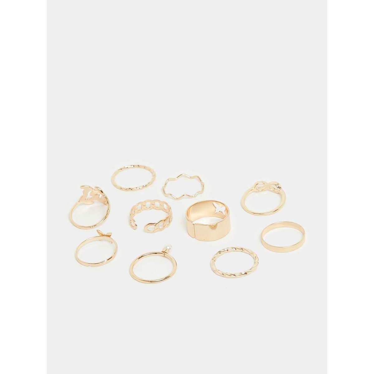 Styli Set of 10 - Multi Shape Rings-women-watchesandjewellery-jewellery-rings-image-3