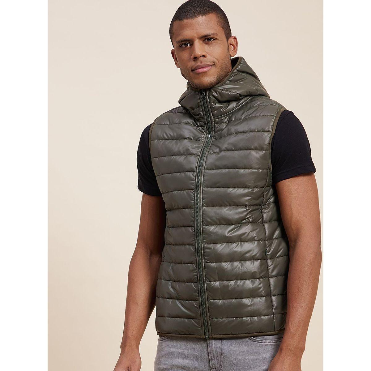 Hooded Puffer Jacket with Full Zip-men-clothing-jacketsandblazers-jackets-image-2