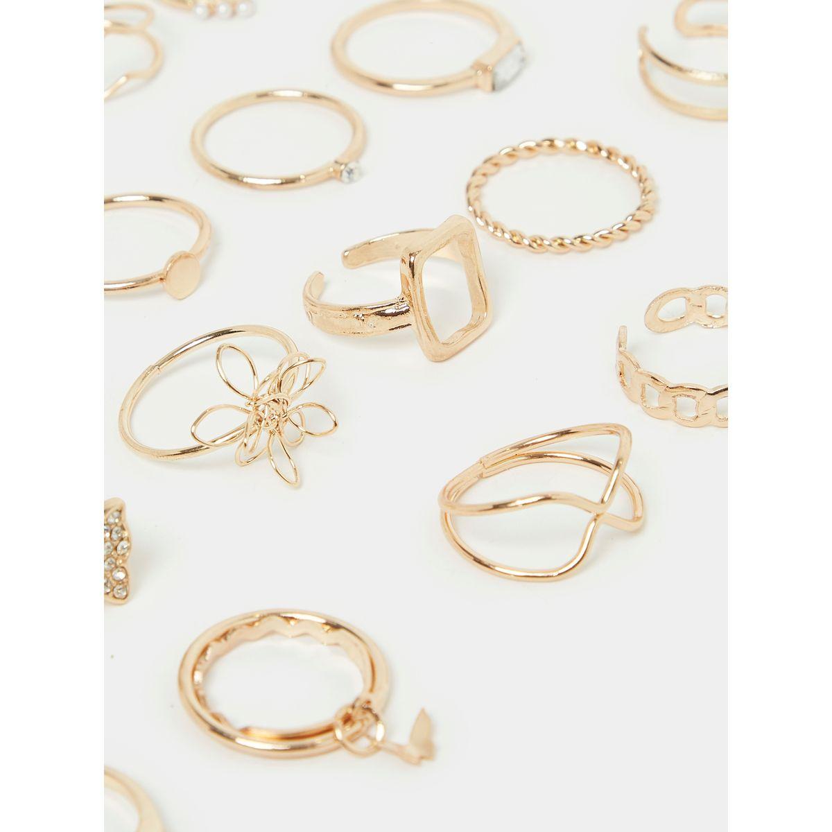 مجموعة من 24 خاتم متنوع-women-watchesandjewellery-jewellery-rings-image-2
