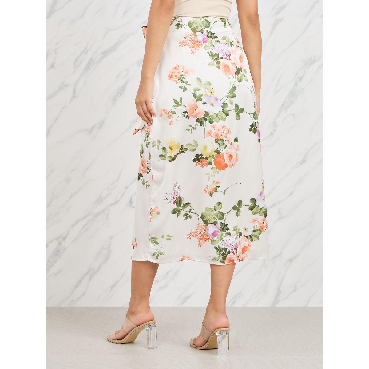 Styli Satin Floral Print Wrap Midi Skirt-women-clothing-bottoms-skirts-image-4