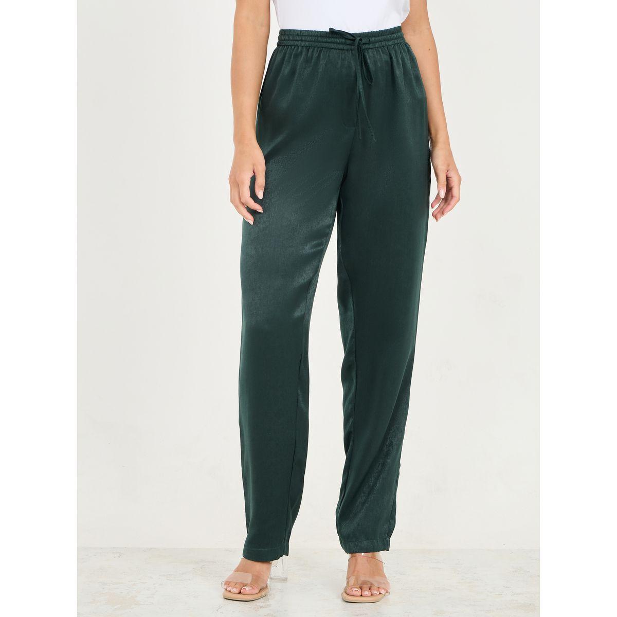 بنطال بقصة مستدقة ورباط خصر-women-clothing-bottoms-trousers-image-1