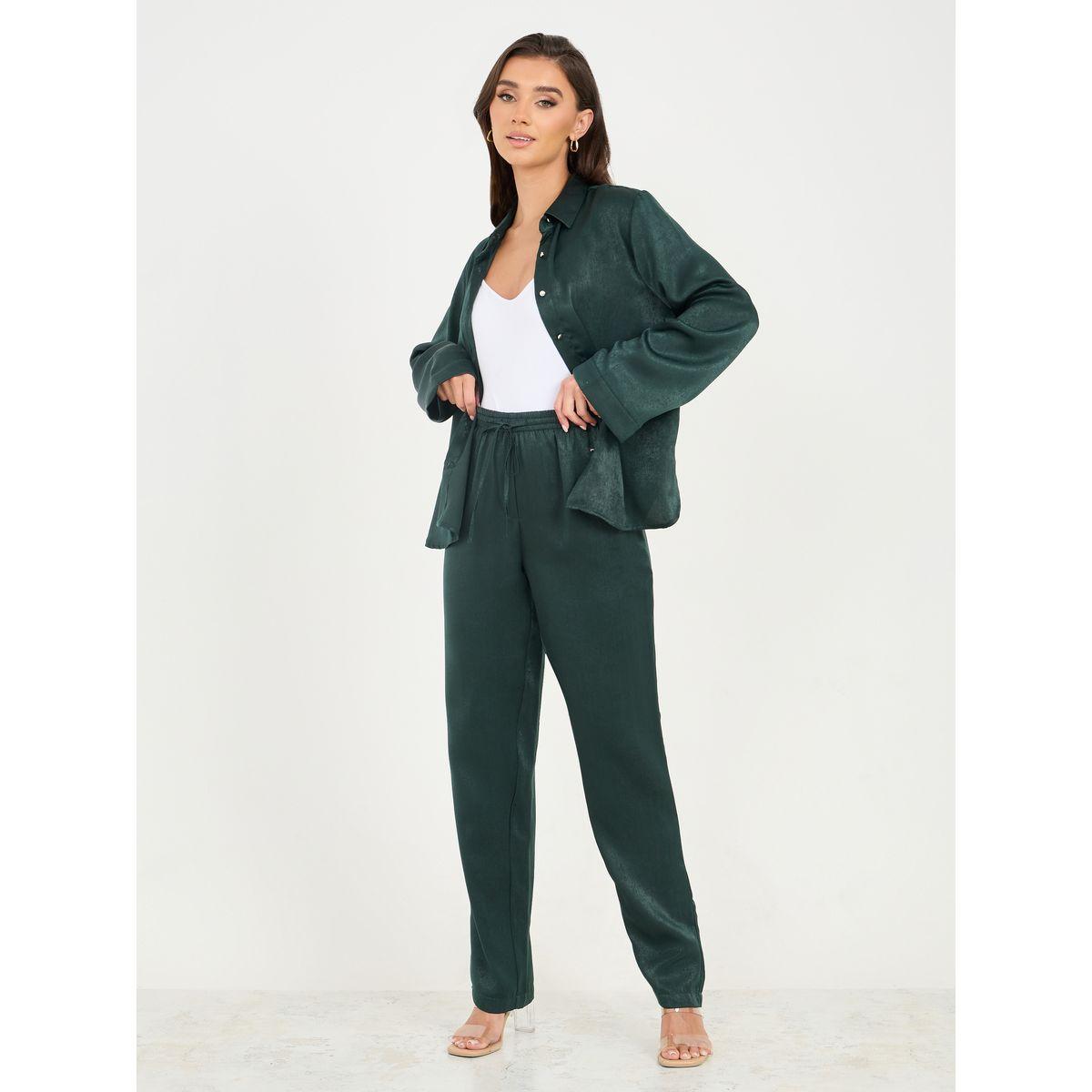 بنطال بقصة مستدقة ورباط خصر-women-clothing-bottoms-trousers-image-2