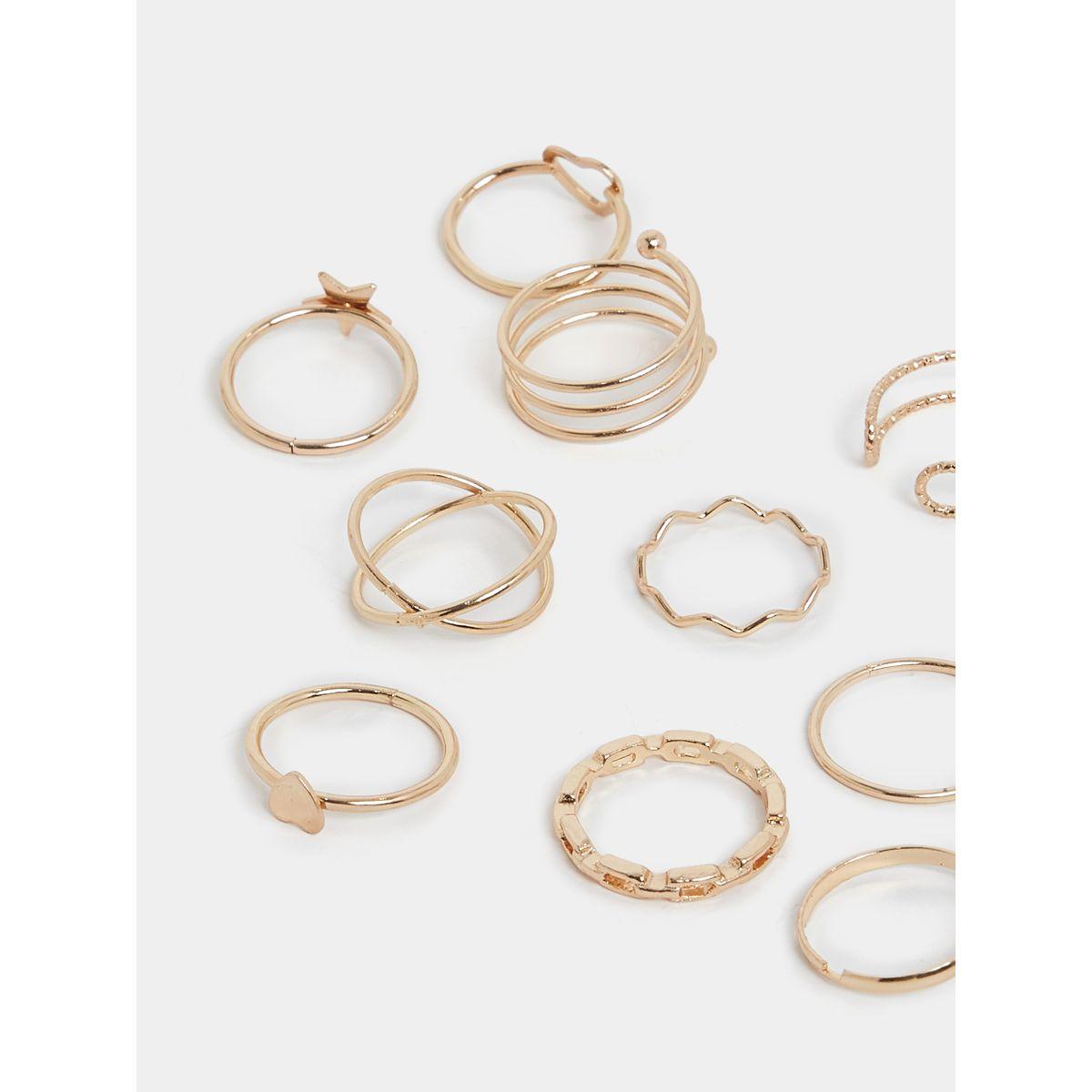 مجموعة من 14 خاتم كاجوال-women-watchesandjewellery-jewellery-rings-image-2