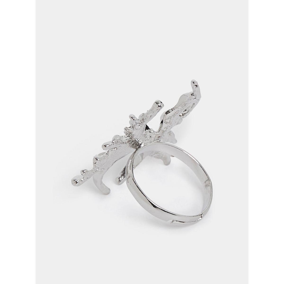 Styli Butterfly Wing Cuff Ring-women-watchesandjewellery-jewellery-rings-image-3