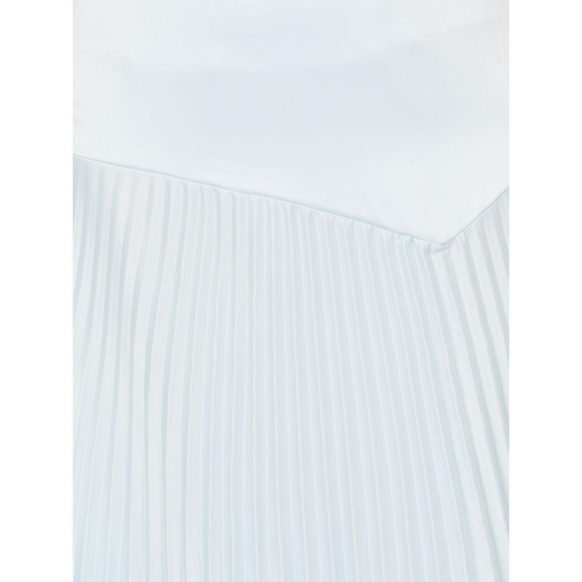 Styli Satin Yoke Pleated A-Line Maxi Skirt-women-clothing-bottoms-skirts-image-3
