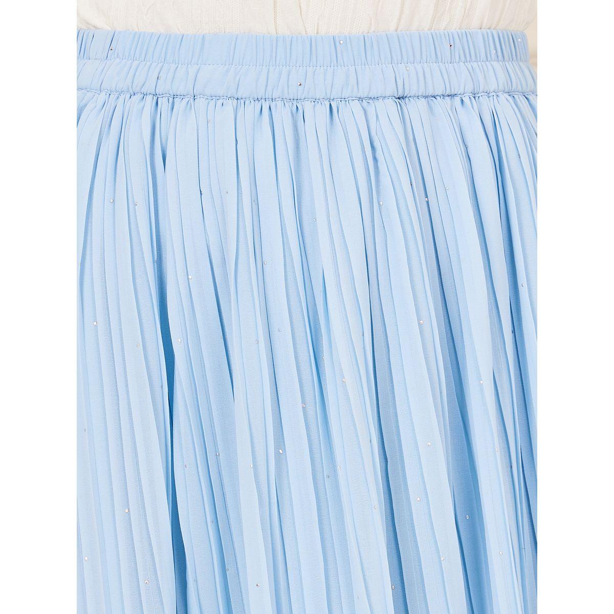 Styli Embellished Pleated Midi Skirt-women-clothing-bottoms-skirts-image-3