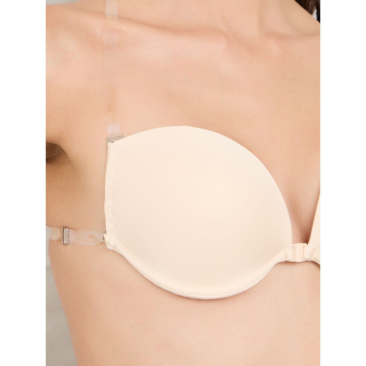 Styli Front Fastening Clear Strap Bra-women-clothing-lingerie-lingerieaccessories-image-2