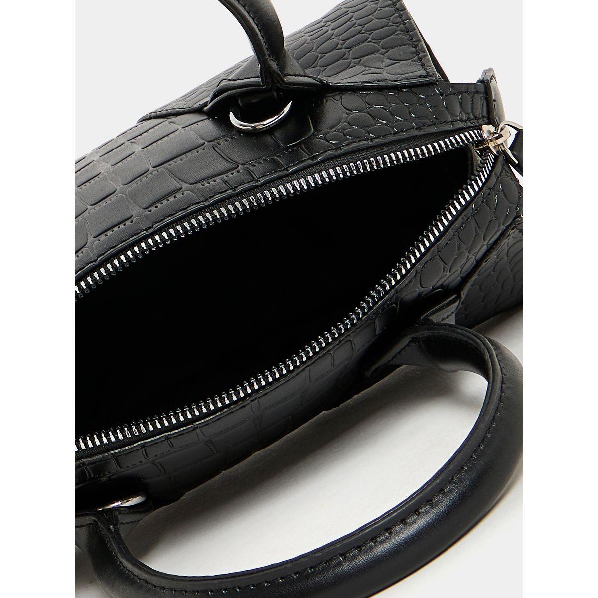 Styli Croc Textured Bowling Bag-women-bagsandwallets-handbags-image-4