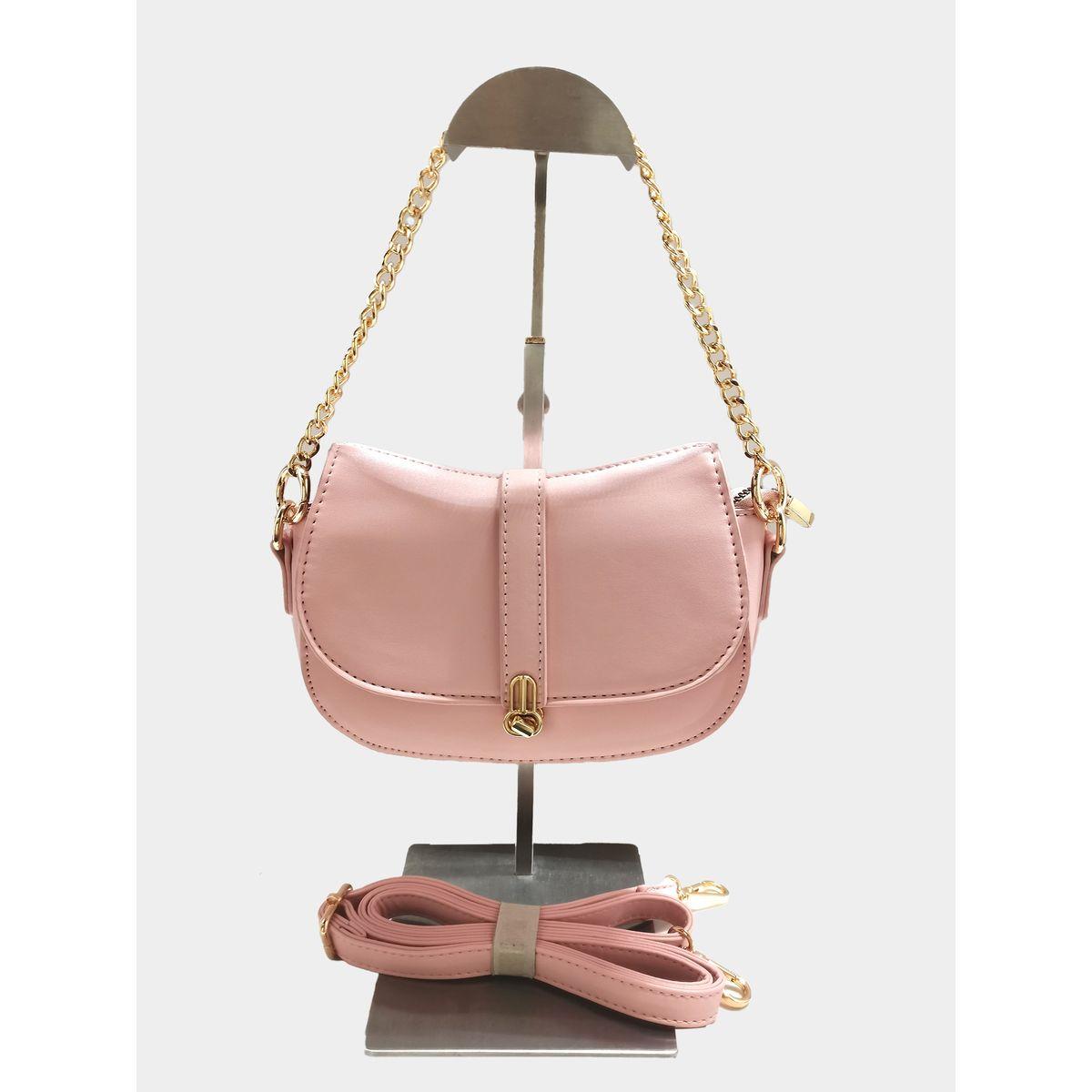 Styli Stitch Detail Shoulder Bag with Detachable Straps-women-bagsandwallets-handbags-image-1