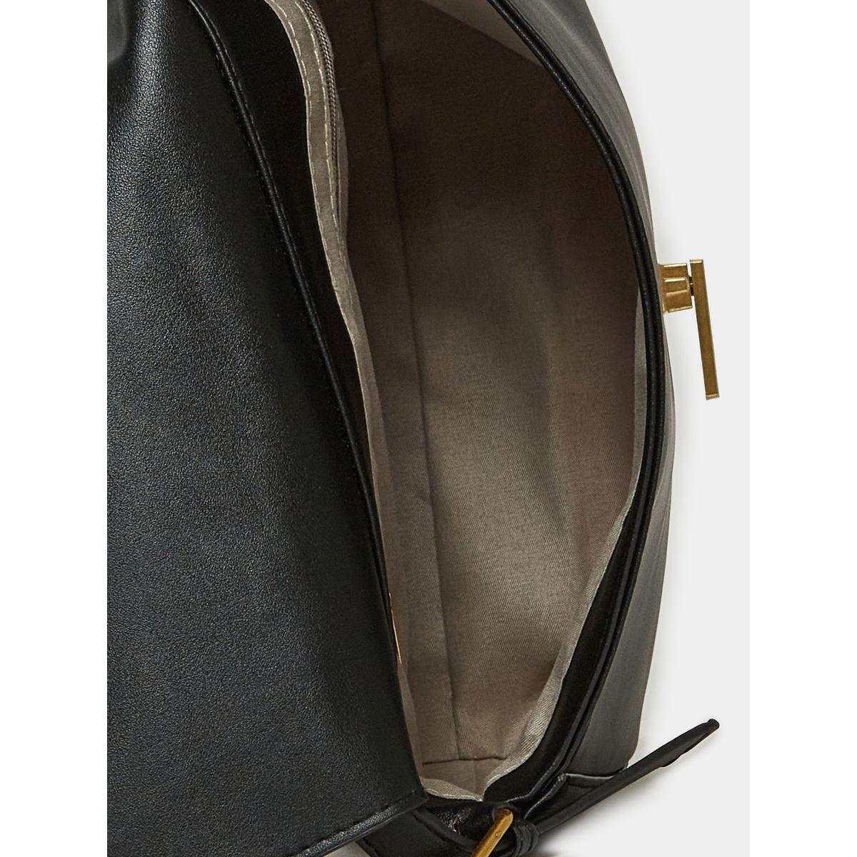 Styli Metal Accent Shoulder Bag with Turn Lock Closure-women-bagsandwallets-handbags-image-7