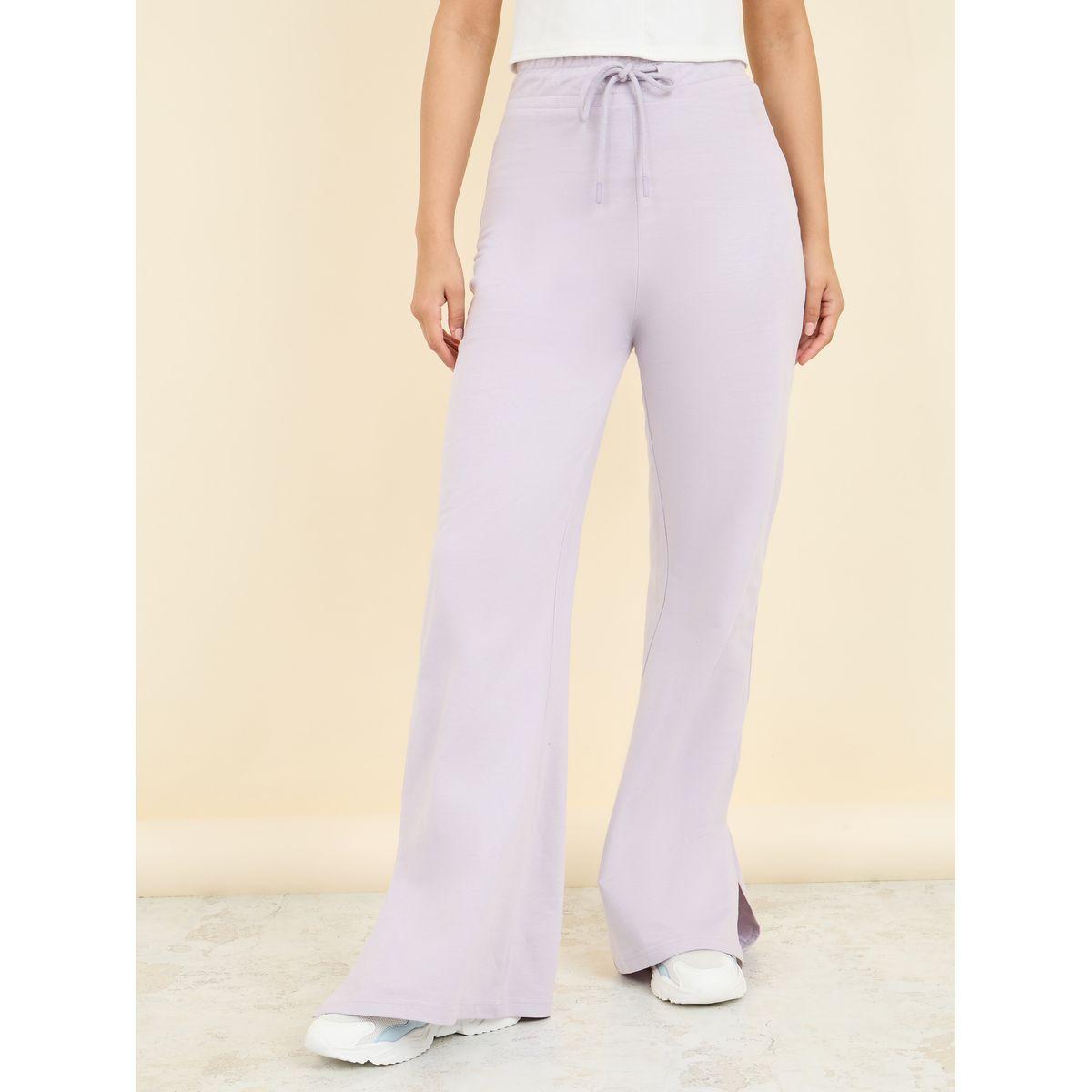 Styli Drawstring Closure Fit and Flare Joggers-women-clothing-bottoms-joggers-image-1