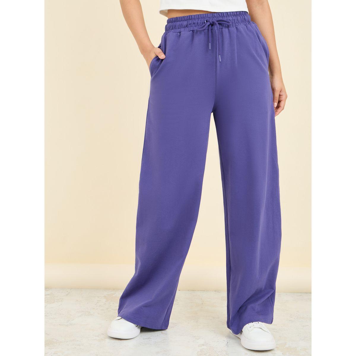 جوغر واسع الأرجل مع رباط خصر-women-clothing-bottoms-joggers-image-1