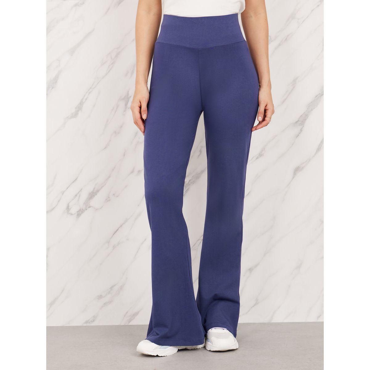 Styli High Rise Broad Waistband Flared Leggings-women-clothing-bottoms-leggings-image-1