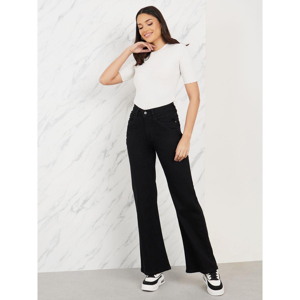 Styli High Rise Fit and Flare Jeans-women-clothing-bottoms-jeans-image-1