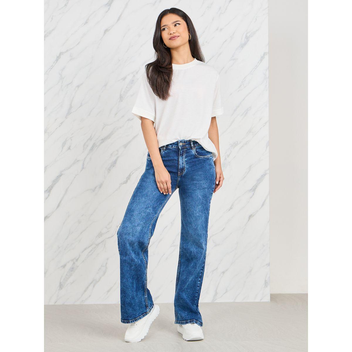 Styli Mid Rise Wide Flare and Fit Jeans-women-clothing-bottoms-jeans-image-2