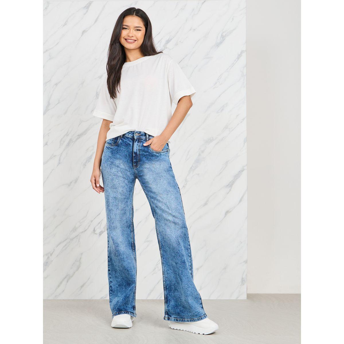 Styli Mid Rise Wide Flare and Fit Jeans-women-clothing-bottoms-jeans-image-1
