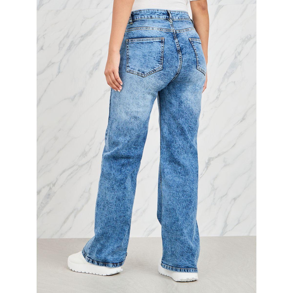 Styli Mid Rise Wide Flare and Fit Jeans-women-clothing-bottoms-jeans-image-4