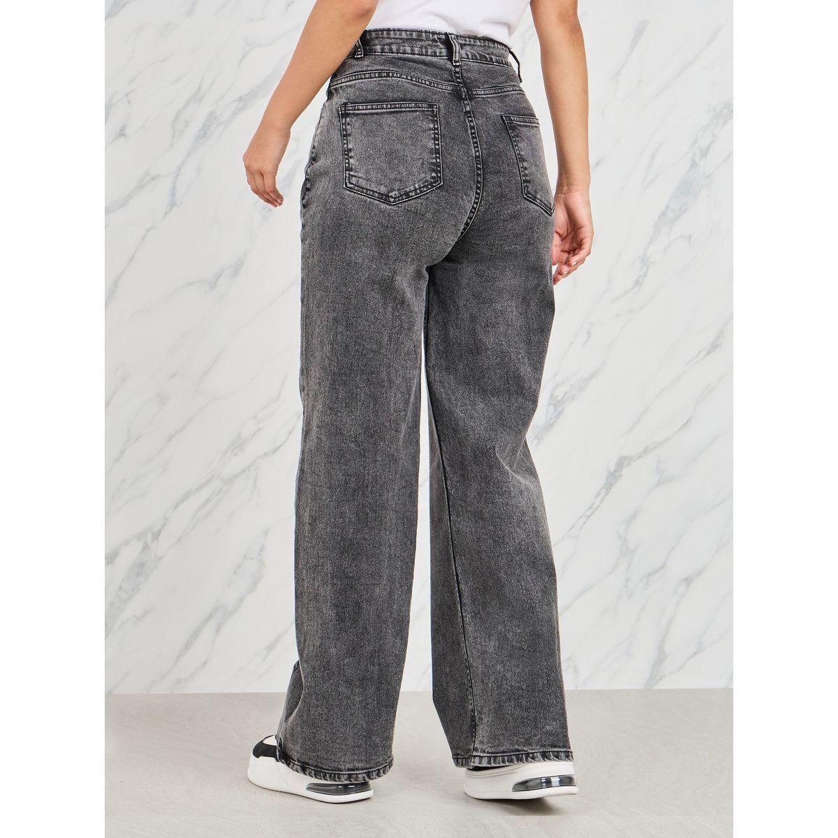 Styli Side Cut and Sew Panel Straight Fit Jeans-women-clothing-bottoms-jeans-image-4