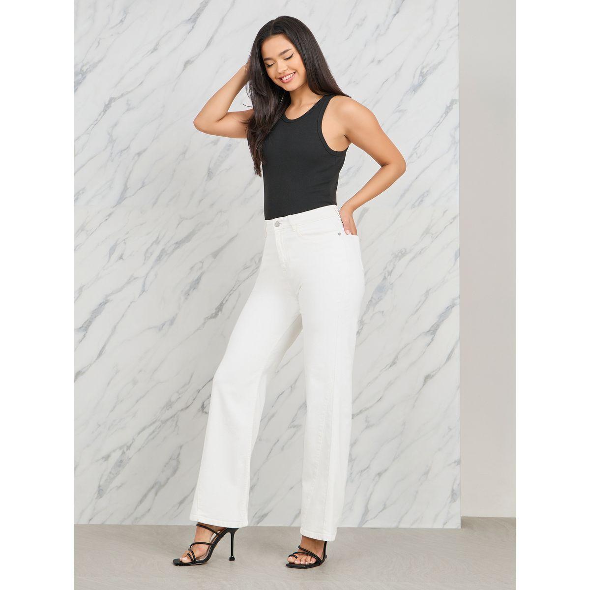 Styli Side Cut and Sew Panel Straight Fit Jeans-women-clothing-bottoms-jeans-image-2