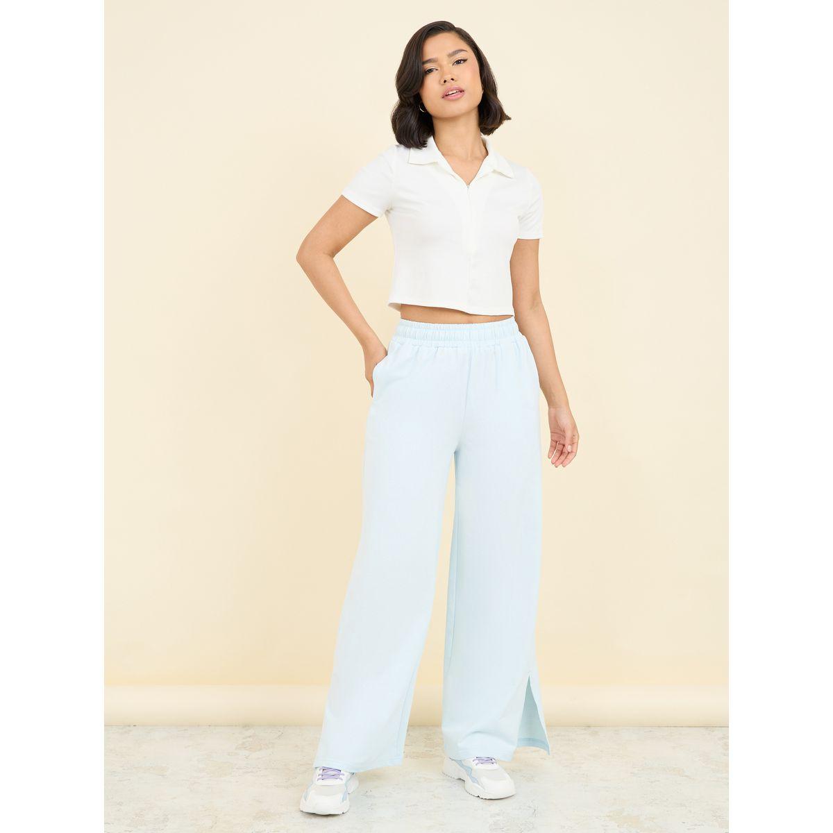 Styli High Rise Side Slit Hem Jogger-women-clothing-bottoms-joggers-image-2
