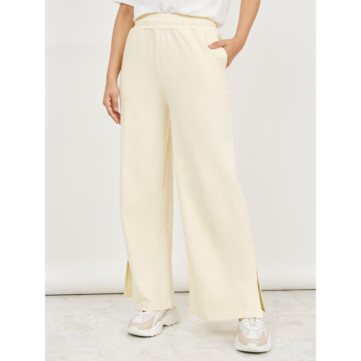 Styli High Rise Side Slit Hem Jogger-women-clothing-bottoms-joggers-image-1
