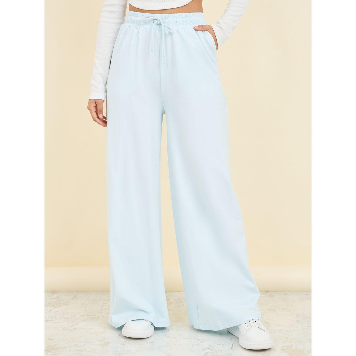 Styli High Rise Flared Hem Jogger-women-clothing-bottoms-joggers-image-1