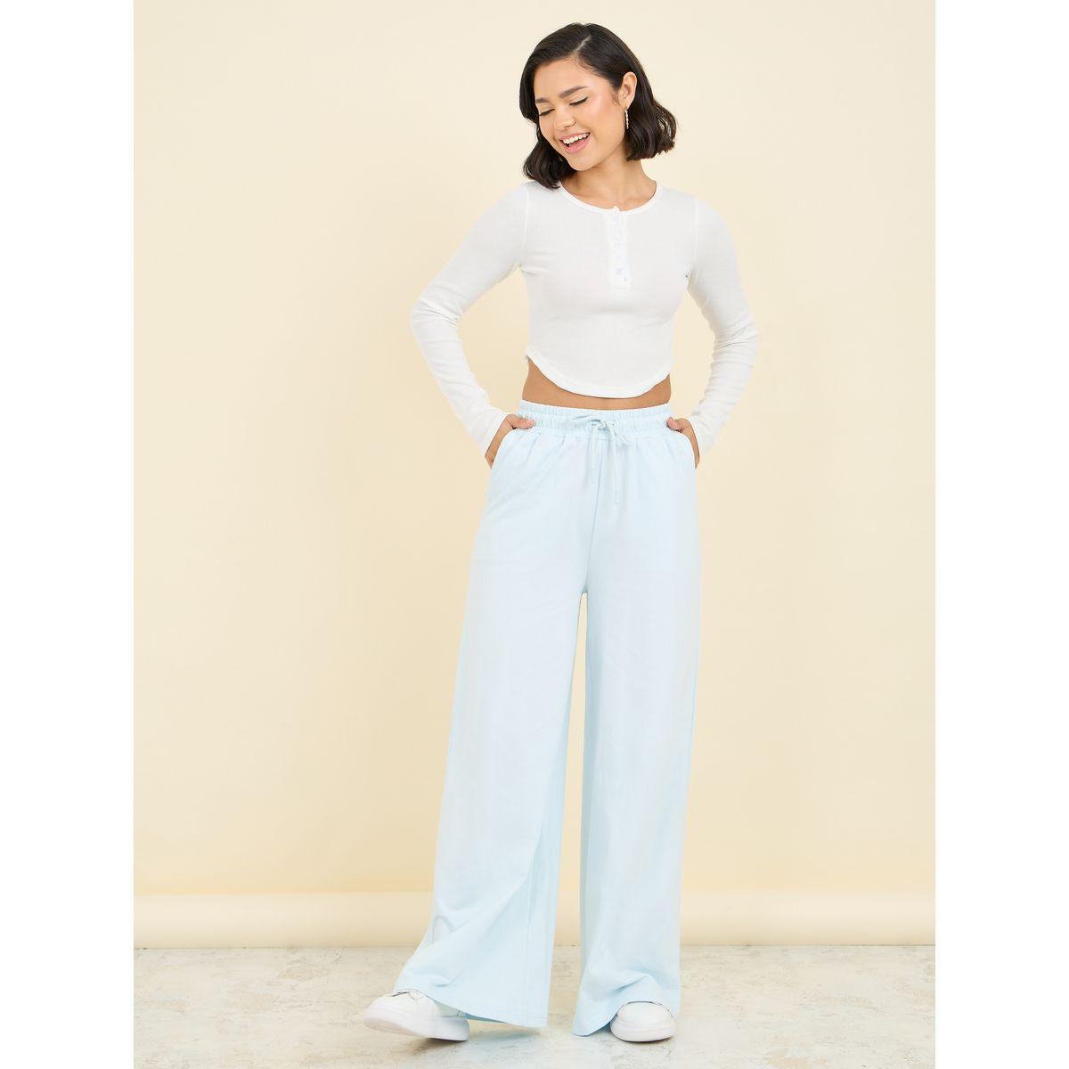 Styli High Rise Flared Hem Jogger-women-clothing-bottoms-joggers-image-2
