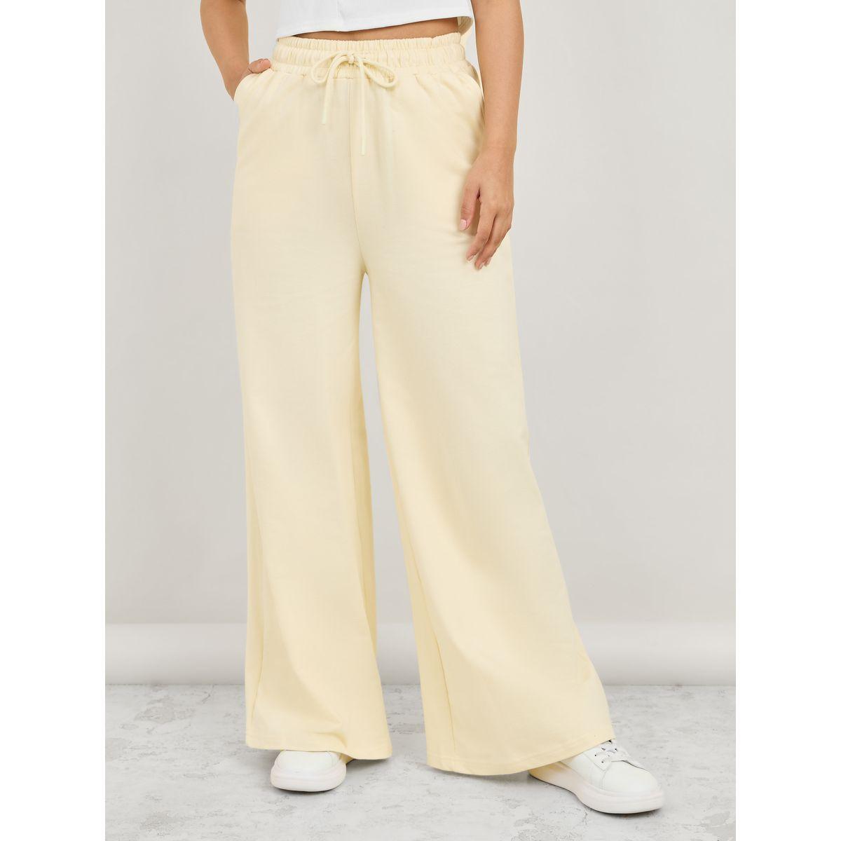 Styli High Rise Flared Open Hem Jogger-women-clothing-bottoms-joggers-image-1