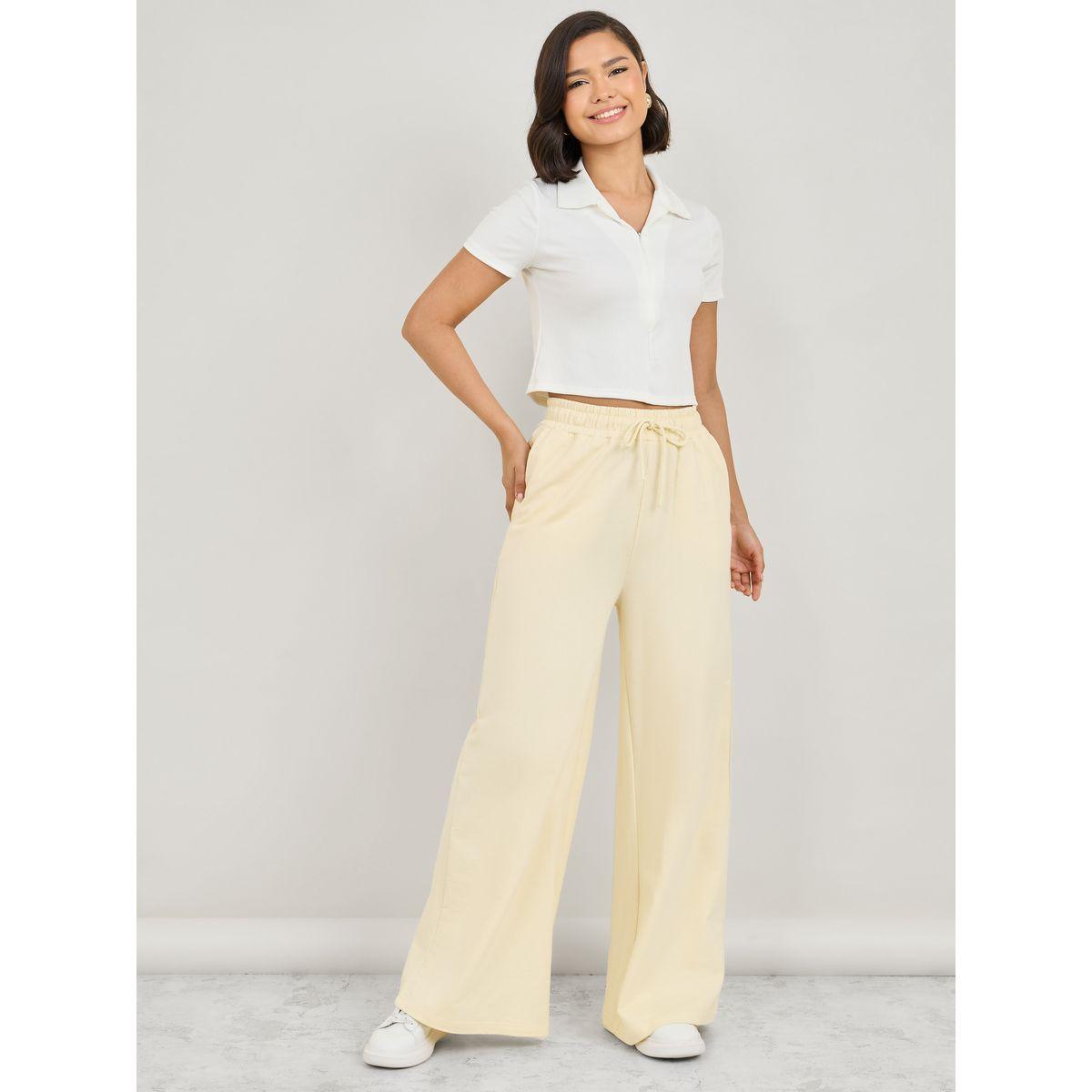 Styli High Rise Flared Open Hem Jogger-women-clothing-bottoms-joggers-image-2
