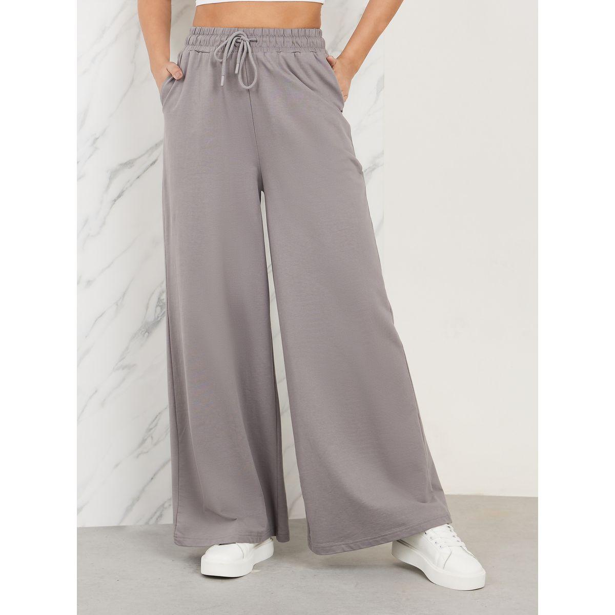 Styli Drawcord Waistband Flared Jogger with Pocket-women-clothing-bottoms-joggers-image-1