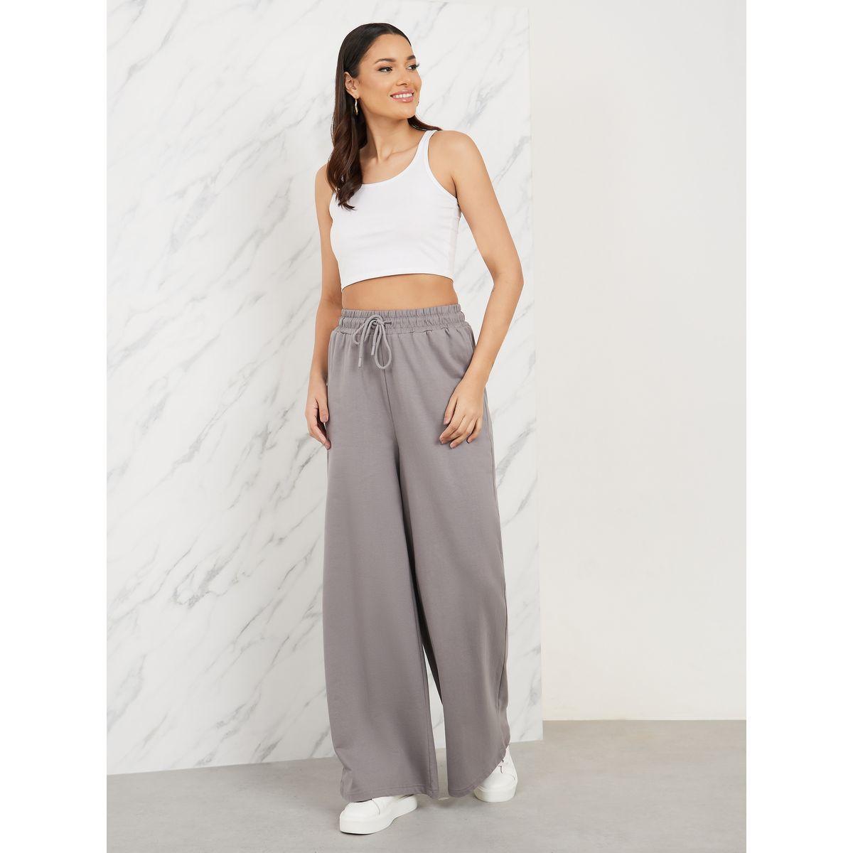 Styli Drawcord Waistband Flared Jogger with Pocket-women-clothing-bottoms-joggers-image-2
