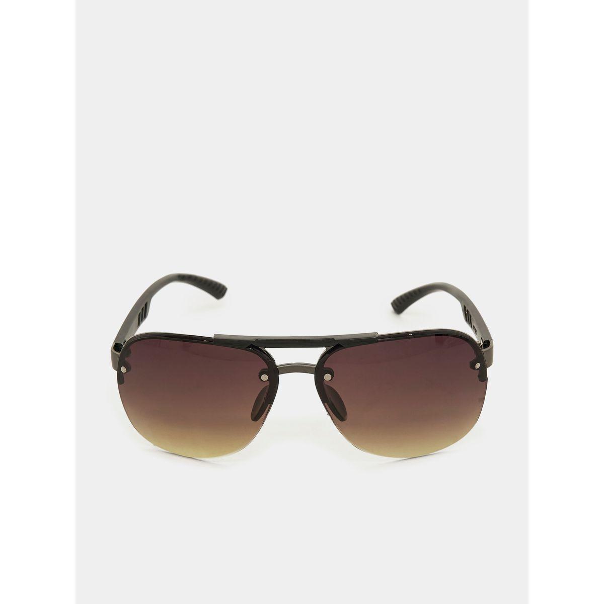 Styli Double Bridge Aviator Sunglasses-men-sunglasses-image-2