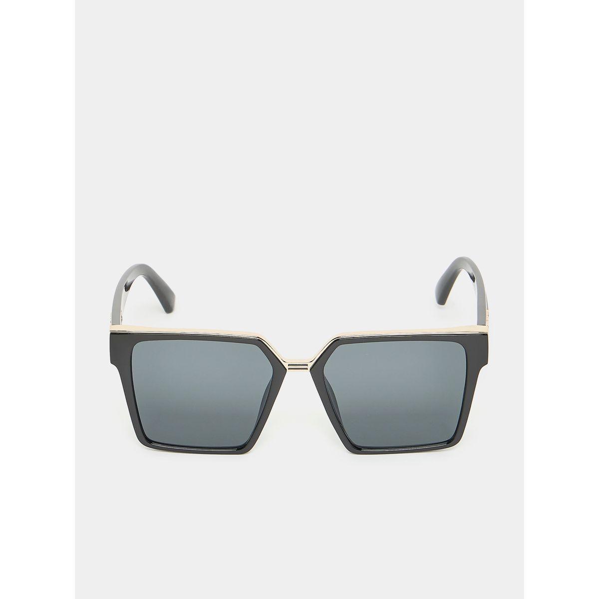 Styli Solid Square Sunglasses-men-sunglasses-image-2