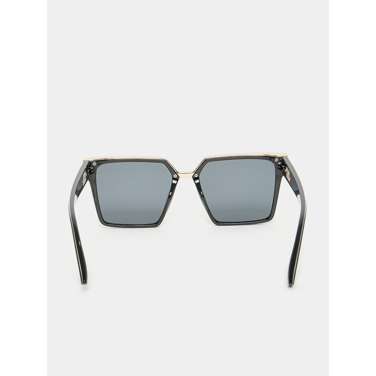 Styli Solid Square Sunglasses-men-sunglasses-image-4