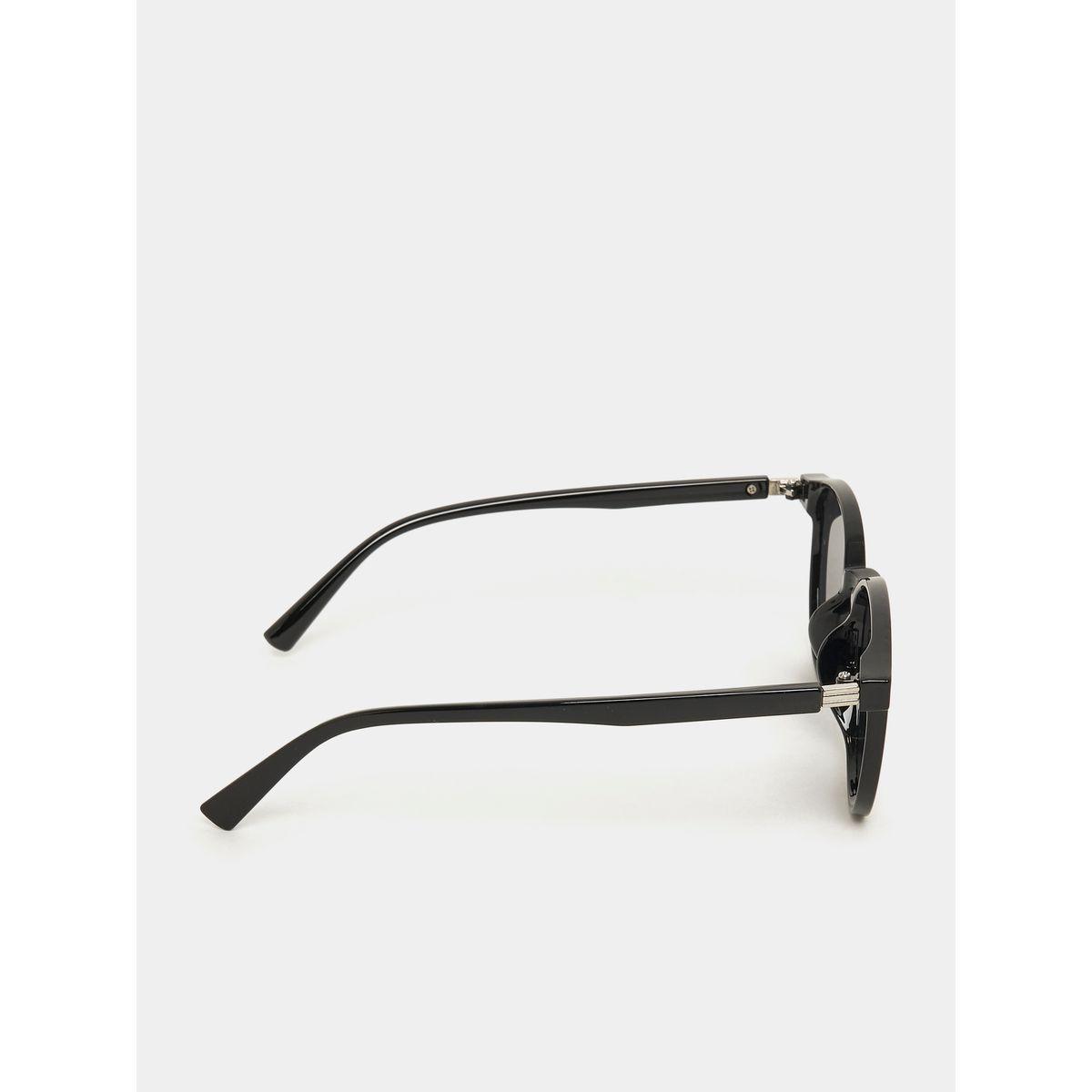 Styli Solid Round Sunglasses-men-sunglasses-image-3