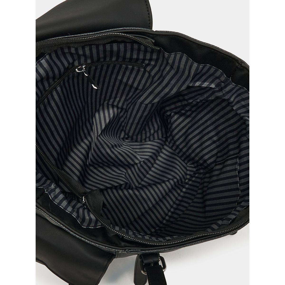 Styli Checked Adjustable Strap Backpack-men-bags-image-4