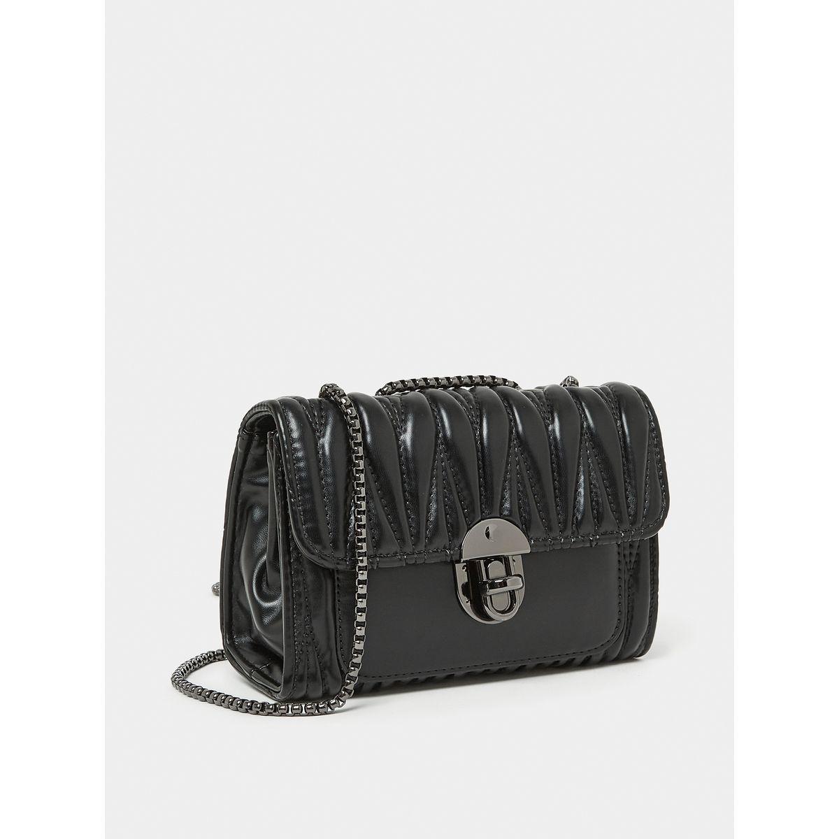 Styli Quilted Chain Strap Crossbody Bag-women-bagsandwallets-handbags-image-1