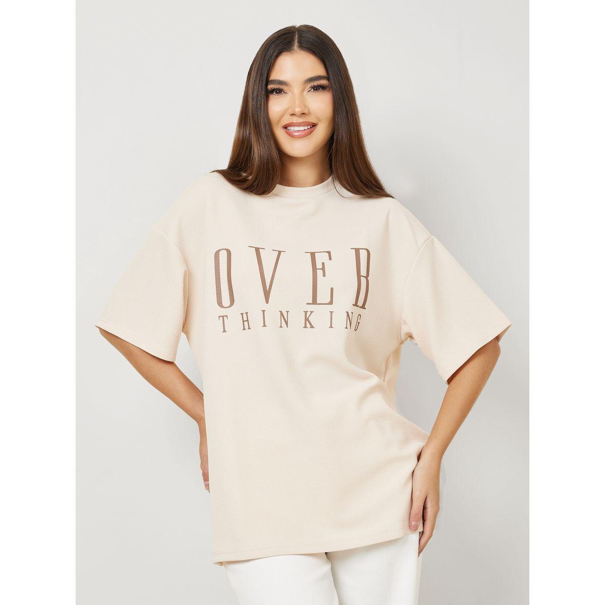 تيشيرت واسع بكتف منخفض-women-clothing-tshirts-image-1