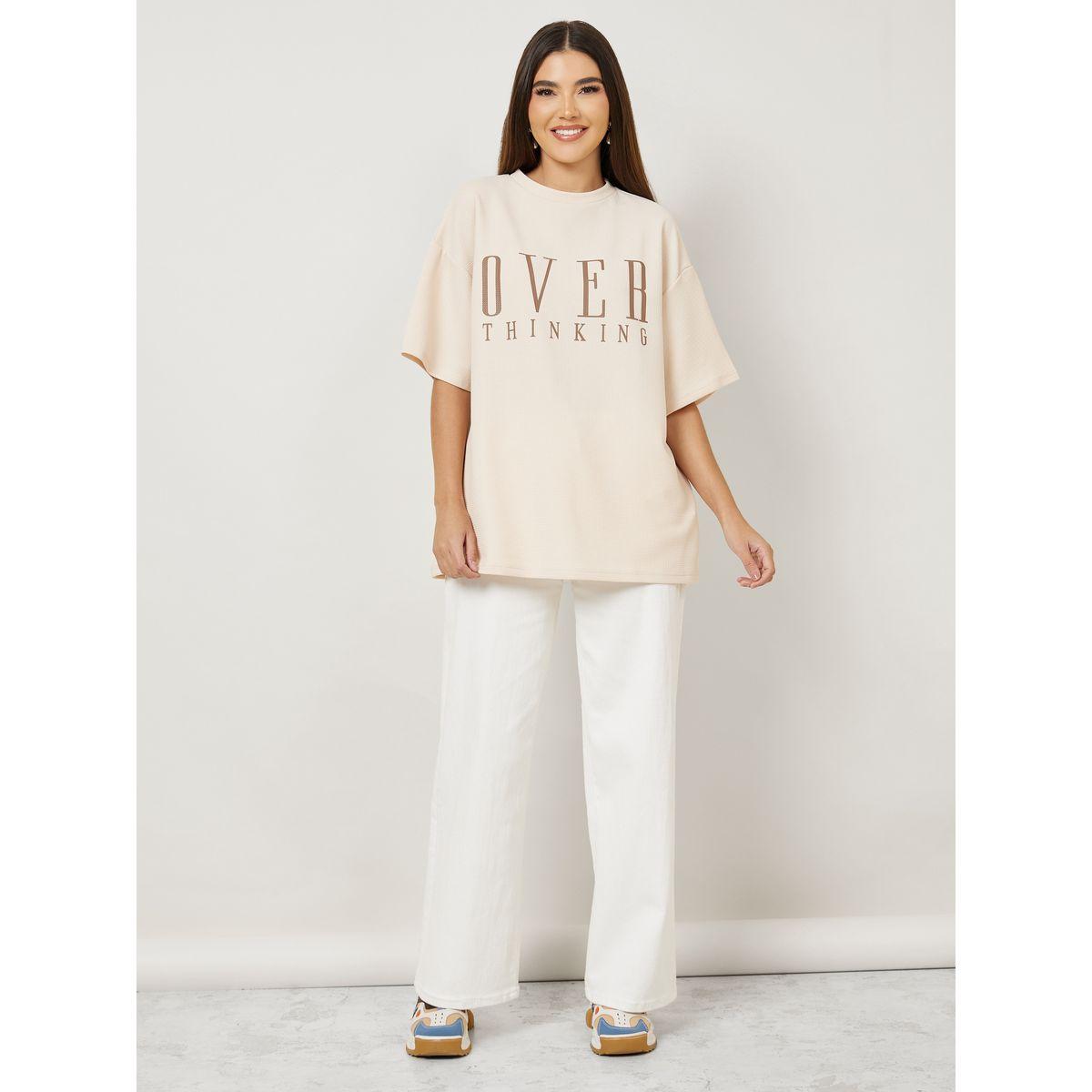 تيشيرت واسع بكتف منخفض-women-clothing-tshirts-image-2